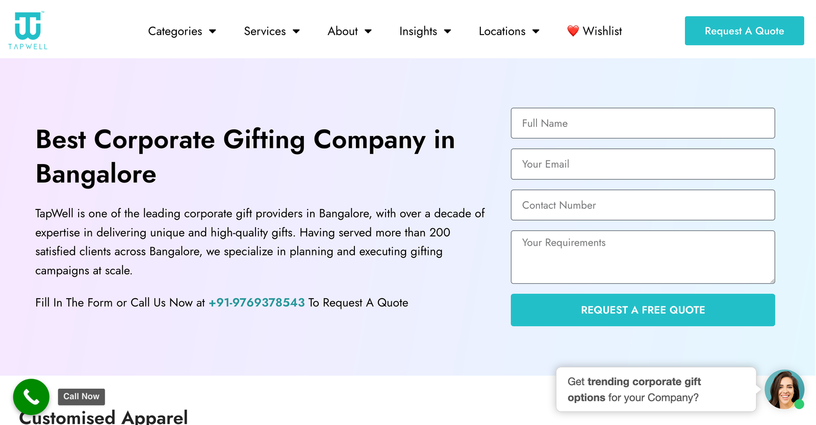 TapWell - corporate gifting Bangalore